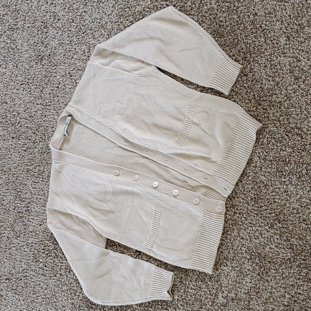 Vintage Tan Haband Cardigan Sweater